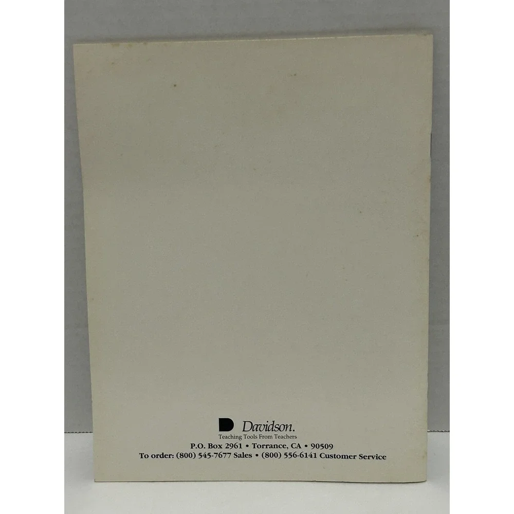 Davidson's Kid Keys The‎ Magical Typing Tutor Software Manual Vtg Macintosh 1995